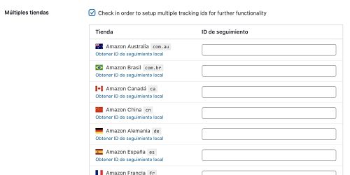 Multiples paises con el plugin de afiliados Amazon AAWP